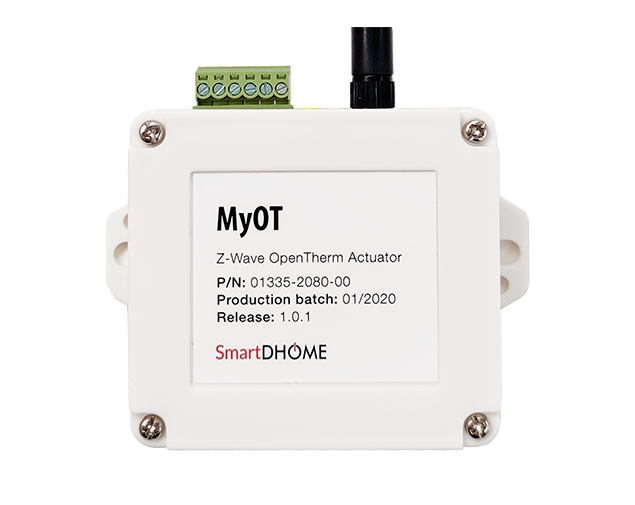 MyOT interface/actuator for OpenTherm boilers