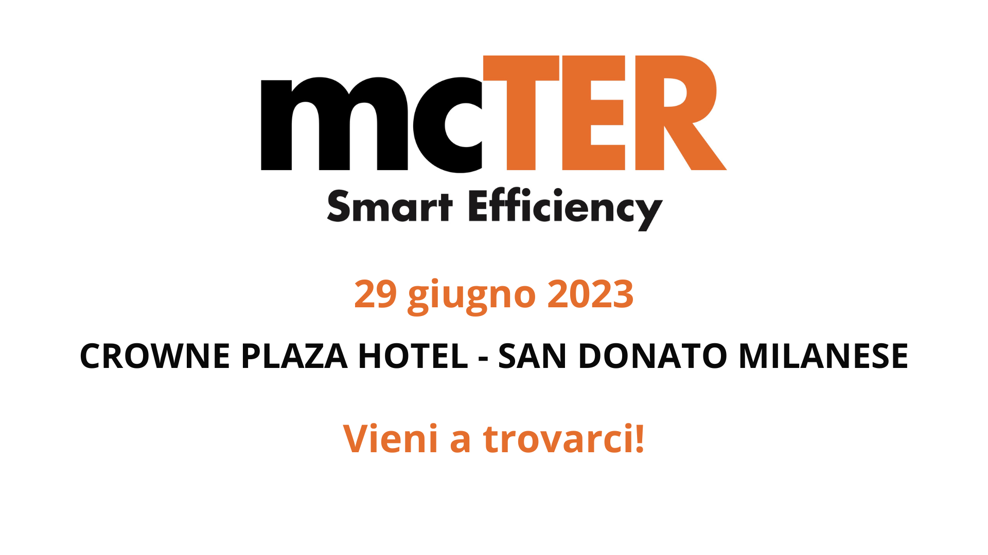 SmartDHOME: come visit us at mcTER Milano 2023
